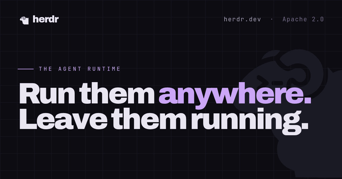 Herdr screenshot